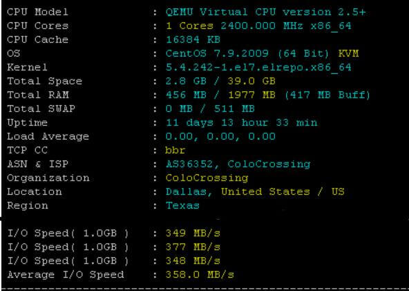 cloudserver 高性价比VPS主机测评及优惠码