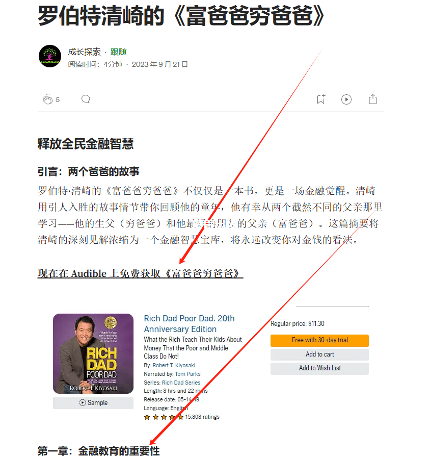 用Medium推广亚马逊有声图书，一篇文章赚1万美金
