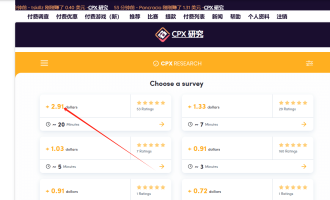 国外问卷调查平台Rewardingways赚美金，一份问卷可赚2.91美金