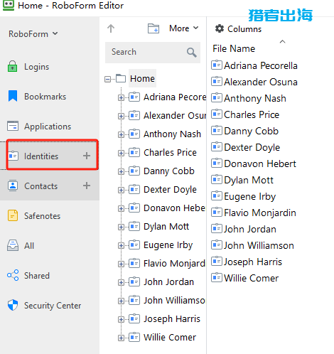 roboform注册、使用教程-密码管理器/网页填表工具
