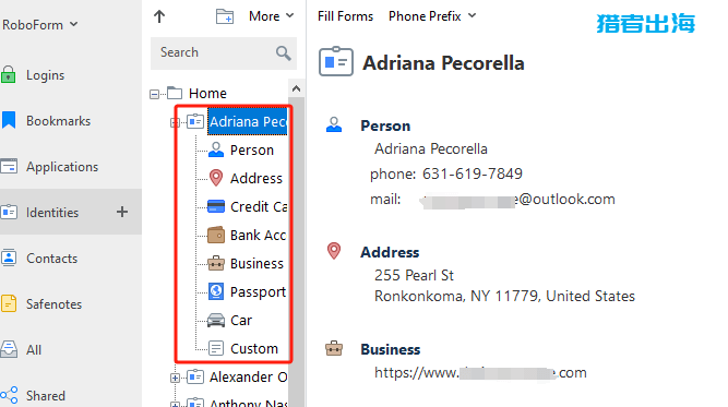 roboform注册、使用教程-密码管理器/网页填表工具
