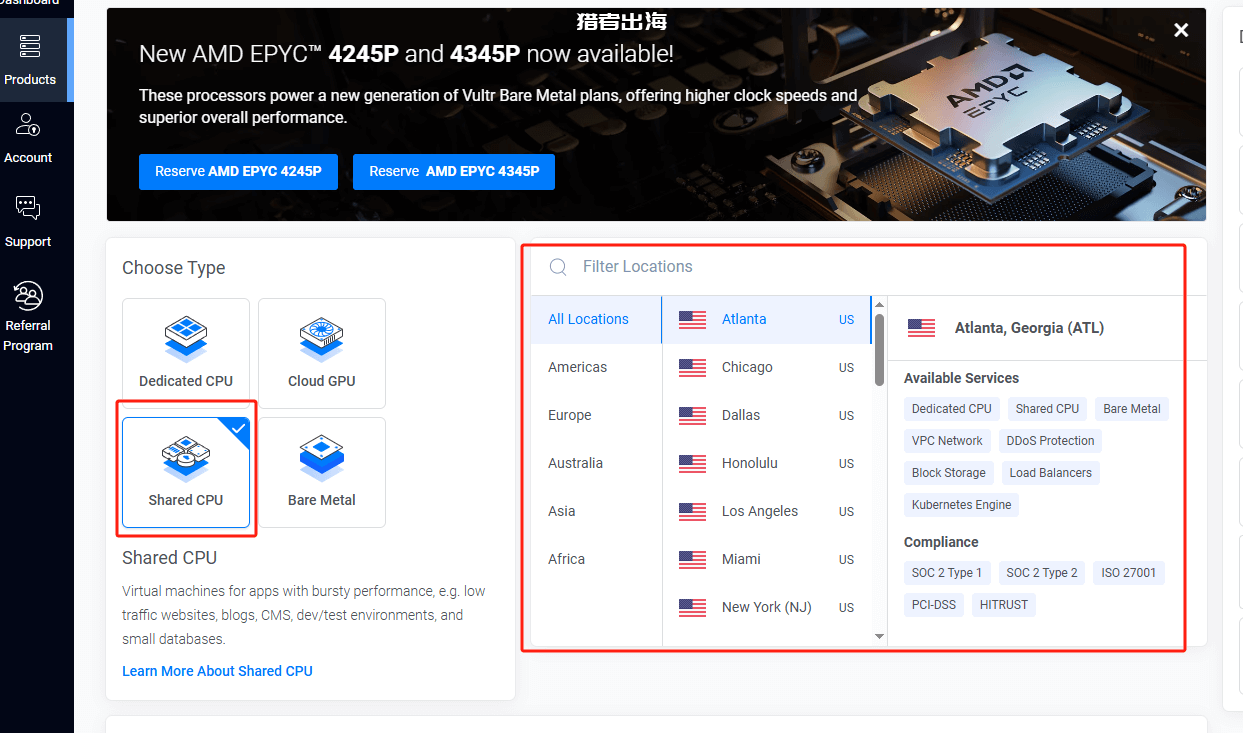 vultr账号注册、vps主机购买、服务器配置详细教程