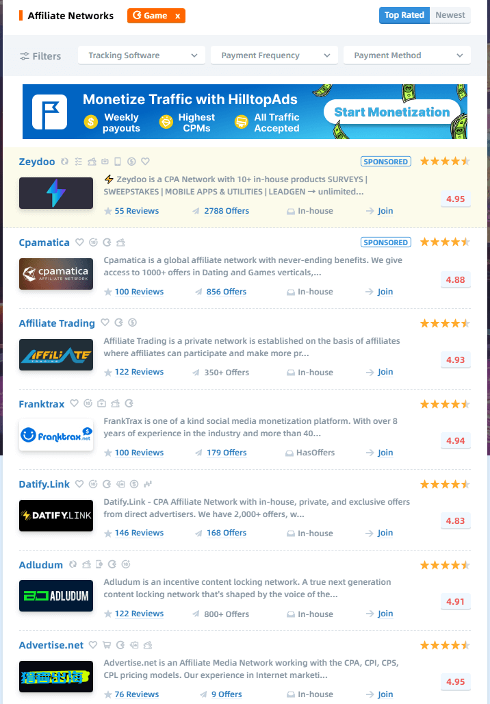 7个新手国外网站赚钱的CPA广告联盟平台推荐