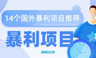 14个国外暴利项目推荐，均可月赚上万美金