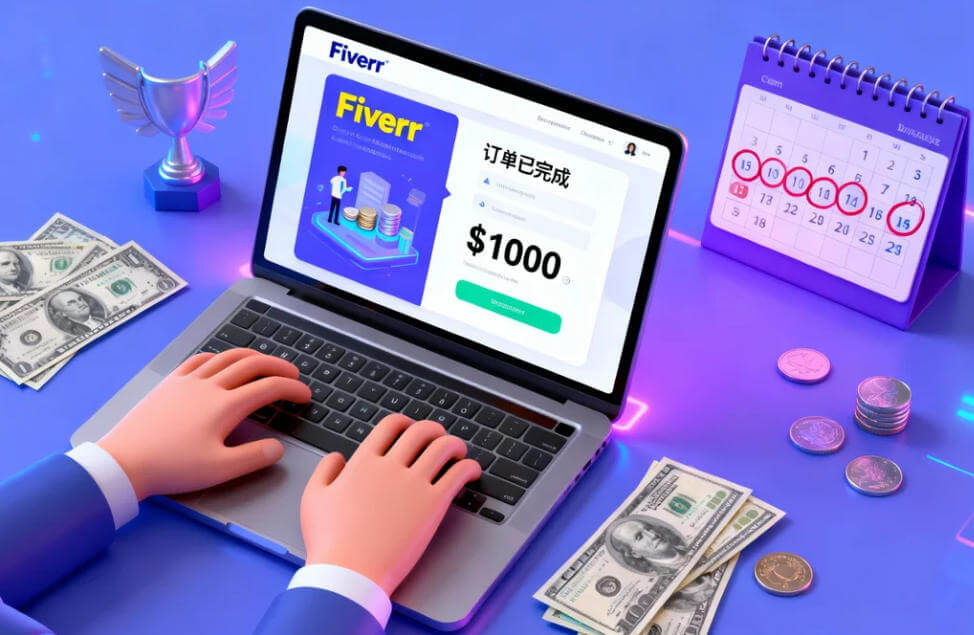 如何在Fiverr平台兼职赚美金