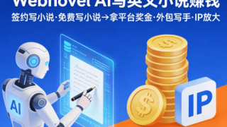 如何在Webnovel上用AI写英文小说赚钱