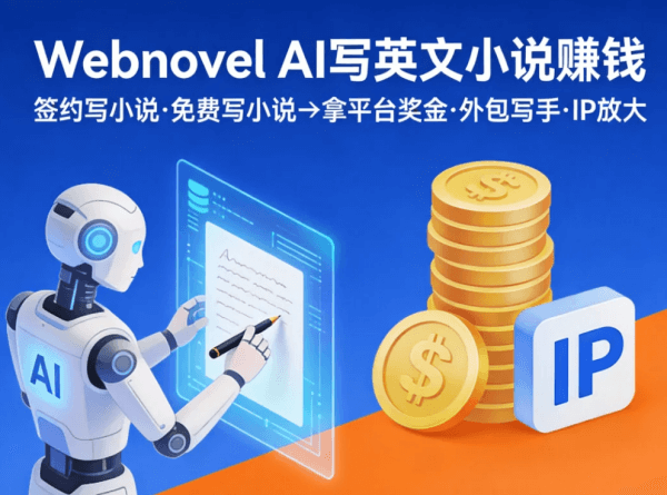 如何在Webnovel上用AI写英文小说赚钱