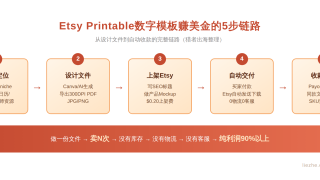 Etsy Printable赚钱：在Etsy电商平台卖可打印模板，月入$8000美金