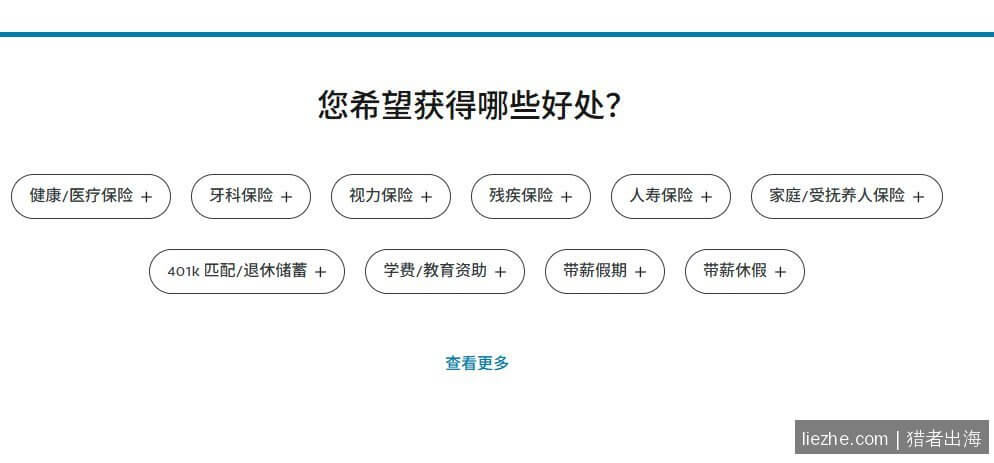 FlexJobs选择希望获得的福利