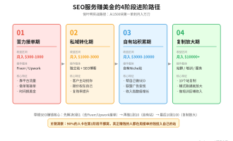 国外SEO赚钱：通过做SEO服务赚美金的5种玩法和真实收益