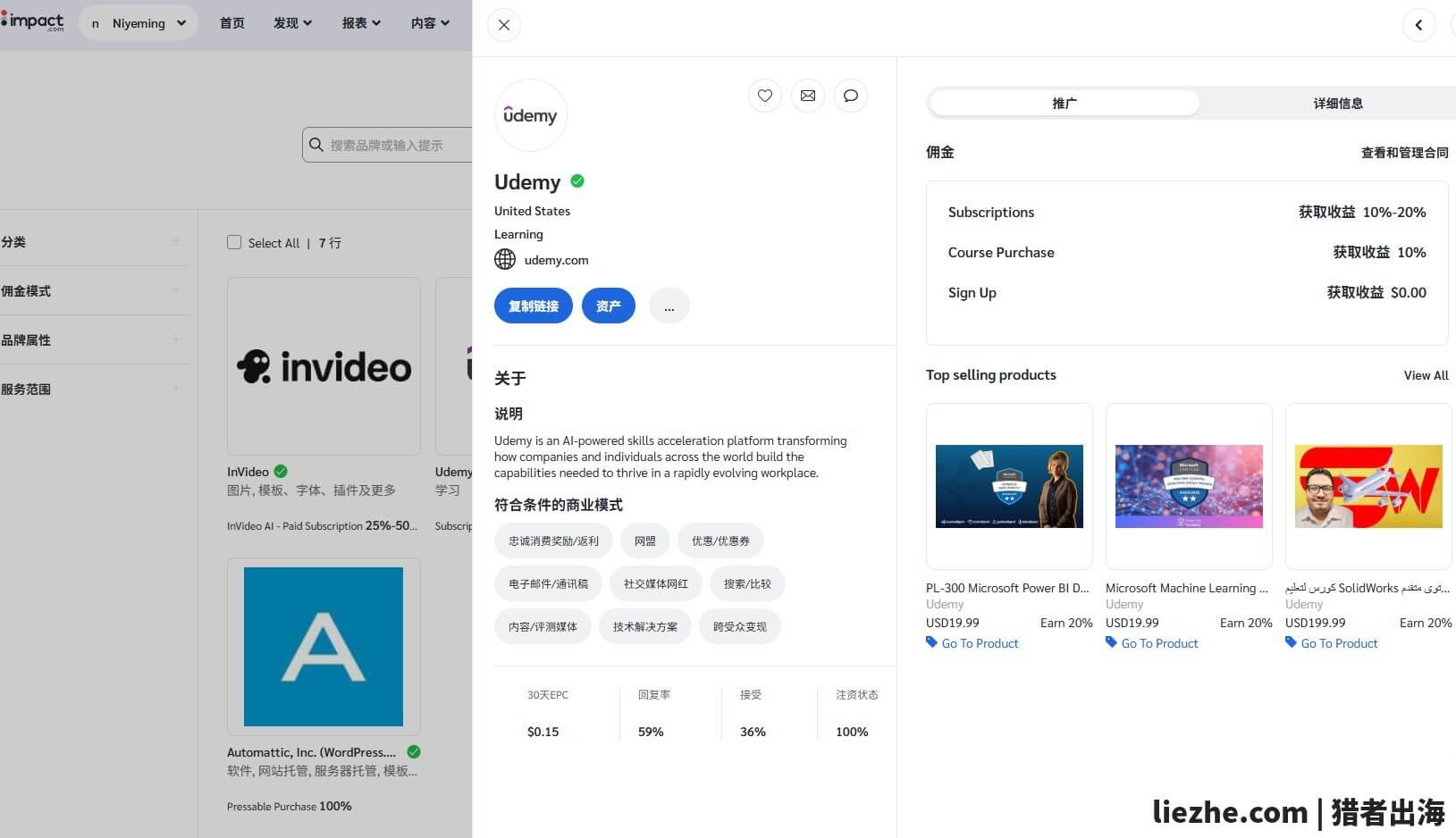 Udemy课程联盟佣金10%-20%