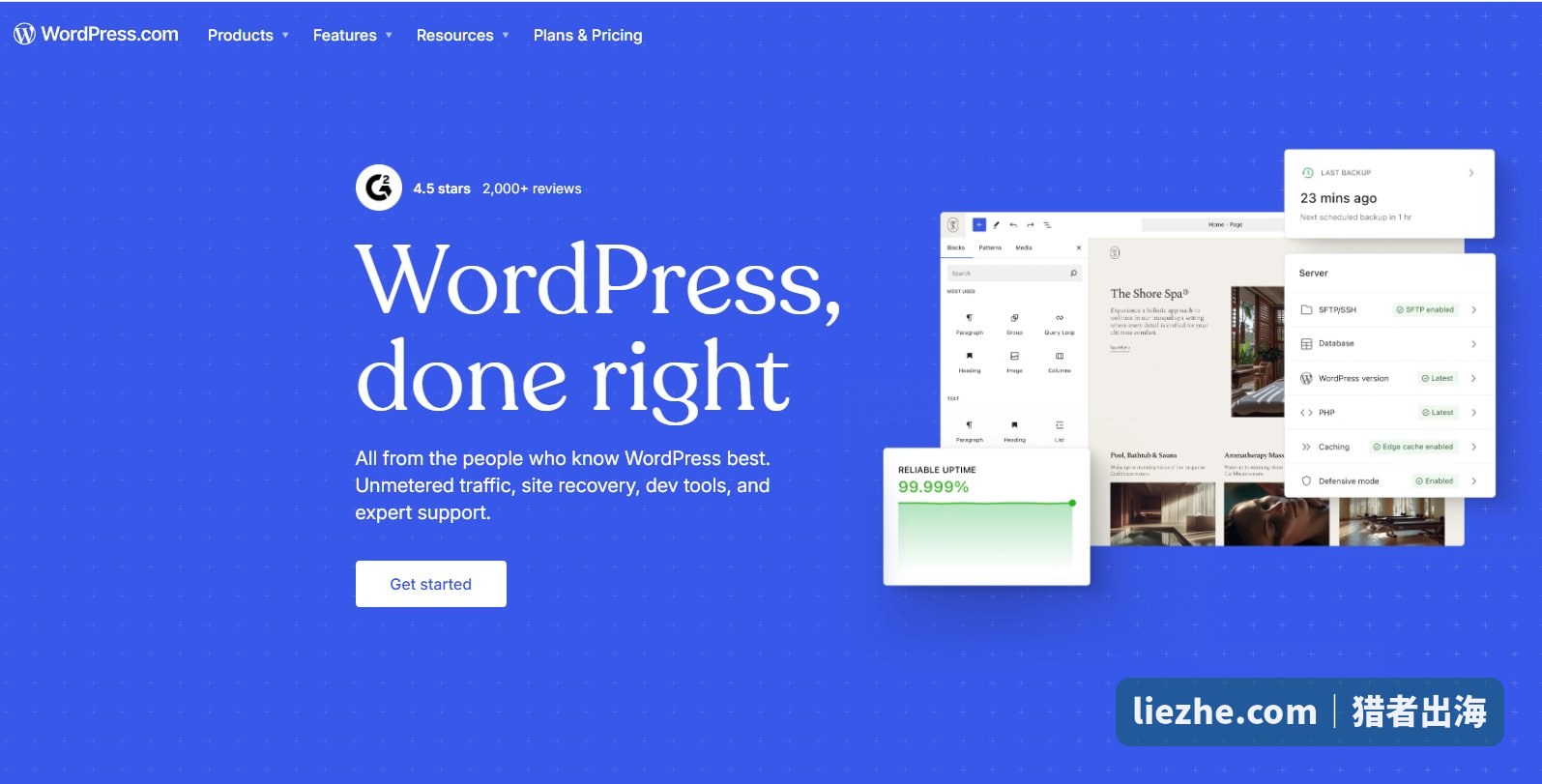WordPress建站官网首页