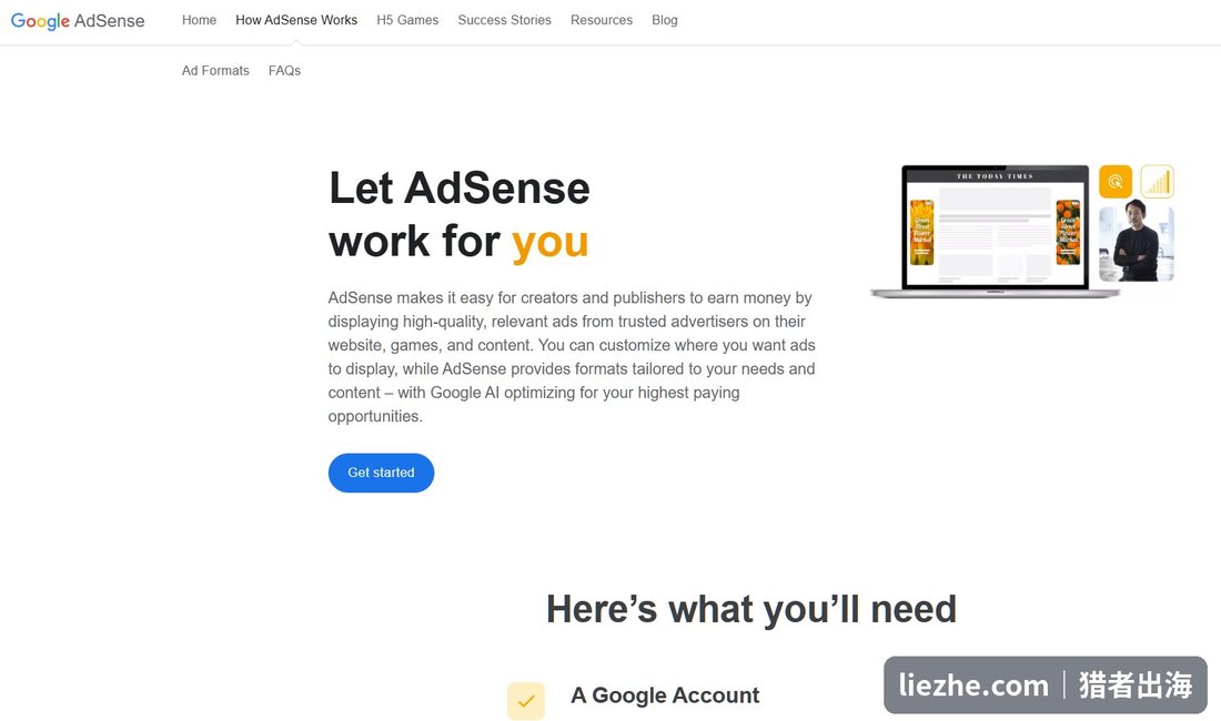 Google AdSense官网:AdSense与Ezoic的关系区别
