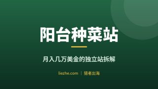阳台种菜独立站拆解：从月入几万美金到被AI砍半的复盘