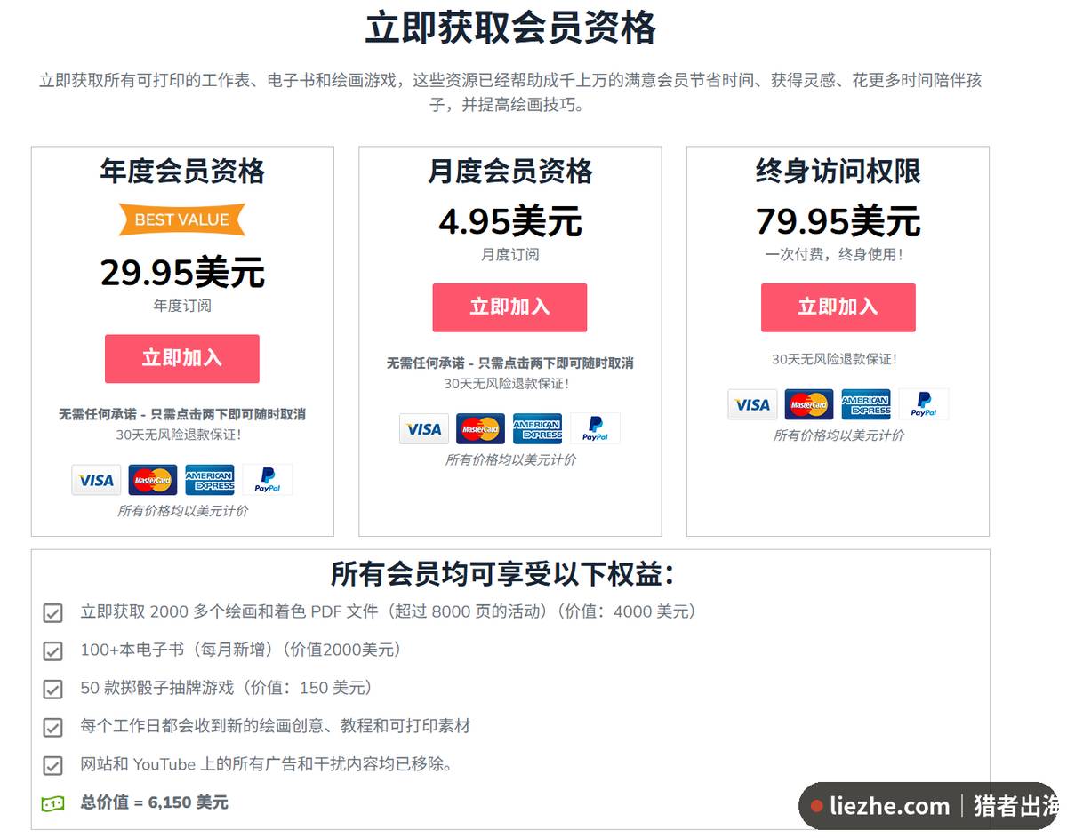 easydrawingguides会员价格月度4.95美金年度29.95美金终身79.95美金
