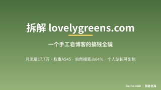 一个手工皂博客网站：怎么靠教人做皂月入几万美金