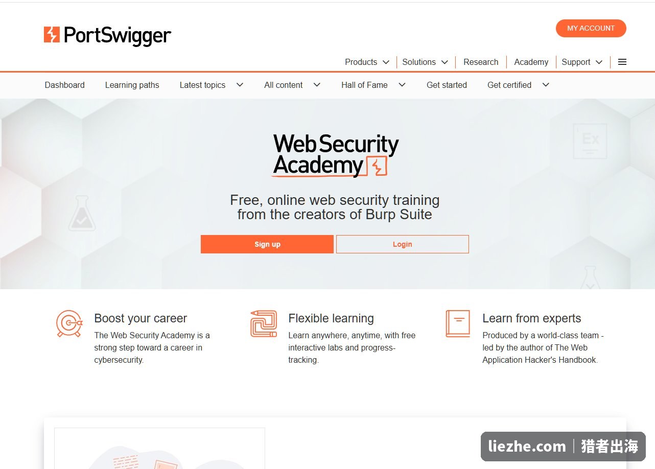 PortSwigger Web Security Academy:Burp Suite官方出的免费Web安全培训