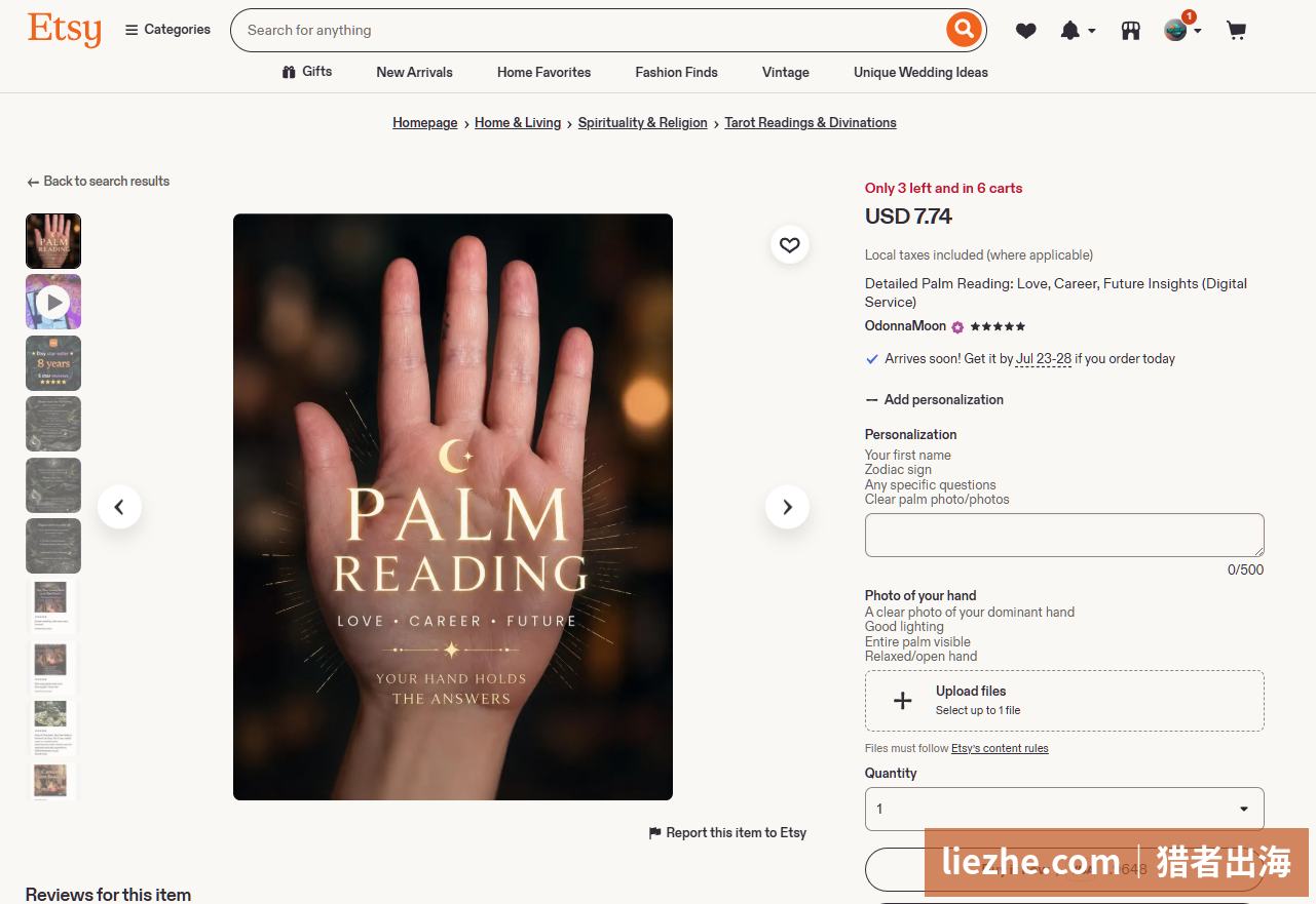 YouTube上palm reading教程视频,播放量从几万到几百万