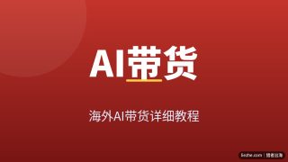 海外AI带货详细教程：零基础用AI数字人+AI视频带货赚美金保姆级教程