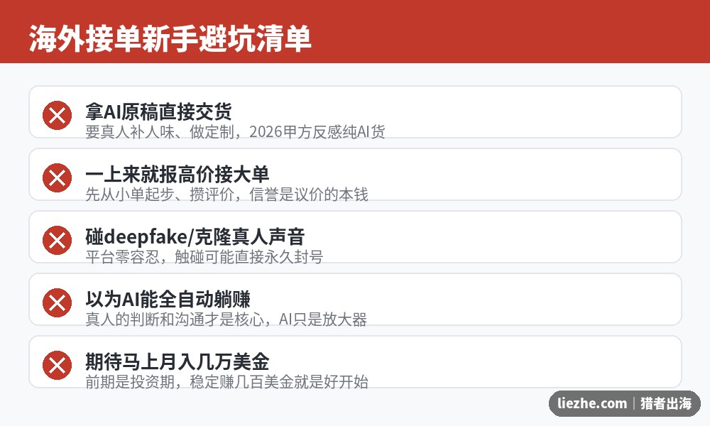 海外接单新手避坑清单