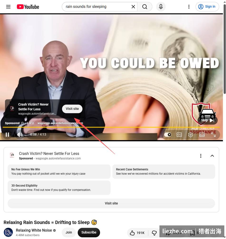YouTube视频广告分成按观众地区结算
