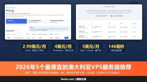 2026年5个最便宜的澳大利亚vps服务器推荐