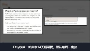 Etsy怎么收款:新卖家14天后可提,默认每周一打到香港银行户(2026)