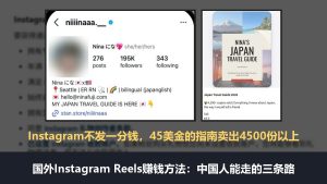 国外Instagram Reels赚钱方法：中国人用AI做IG短视频赚美金完整指南