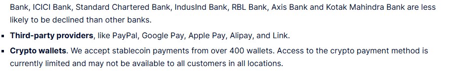 DigitalOcean付款方式文档:第三方付款有PayPal、Google Pay、Apple Pay、Alipay和Link