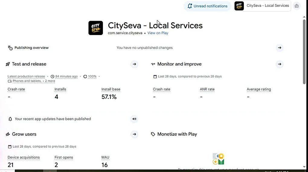App审核通过上架后的Play Console后台