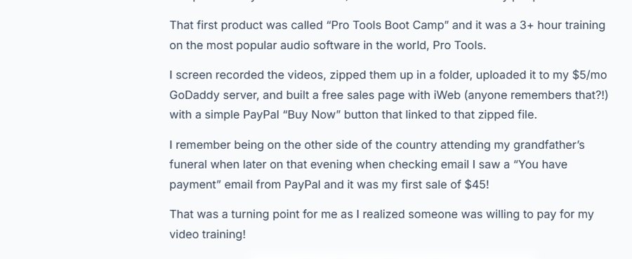 Recording Revolution第一门课Pro Tools Boot Camp:录屏压缩包、5美金主机、PayPal按钮,第一单45美金