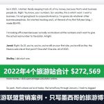 旅游联盟营销案例：墨西哥旅游博客站长2022年27.2万美金，单月最高5.26万