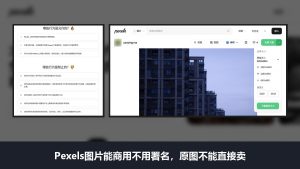 Pexels免费图库测评和使用教程：能商用不用署名，但原图不能直接卖