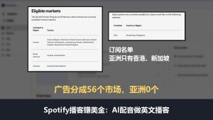 Spotify播客赚美金：不懂英文用AI配音做英文Podcast月入3000刀