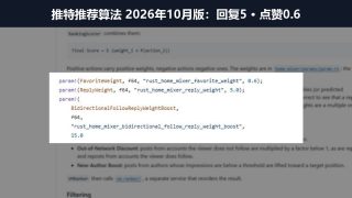 推特怎么涨流量：一个账号7天曝光13.4万，X开源推荐算法拆解