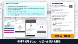 香港手机号怎么办：电话卡必须实名登记，旅客可用有效证件登记（2026）