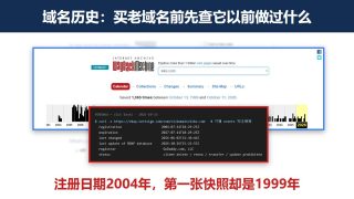 域名年龄与历史对网站排名影响